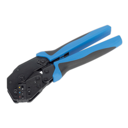 Angled Head Ratchet Crimping Tool Insulated Terminals