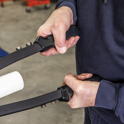 Heavy-Duty Long-Arm Riveter with Collection Bowl