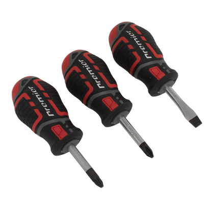 Premier GripMAX® Stubby Screwdriver Set 3pc