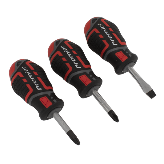 Premier GripMAX® Stubby Screwdriver Set 3pc