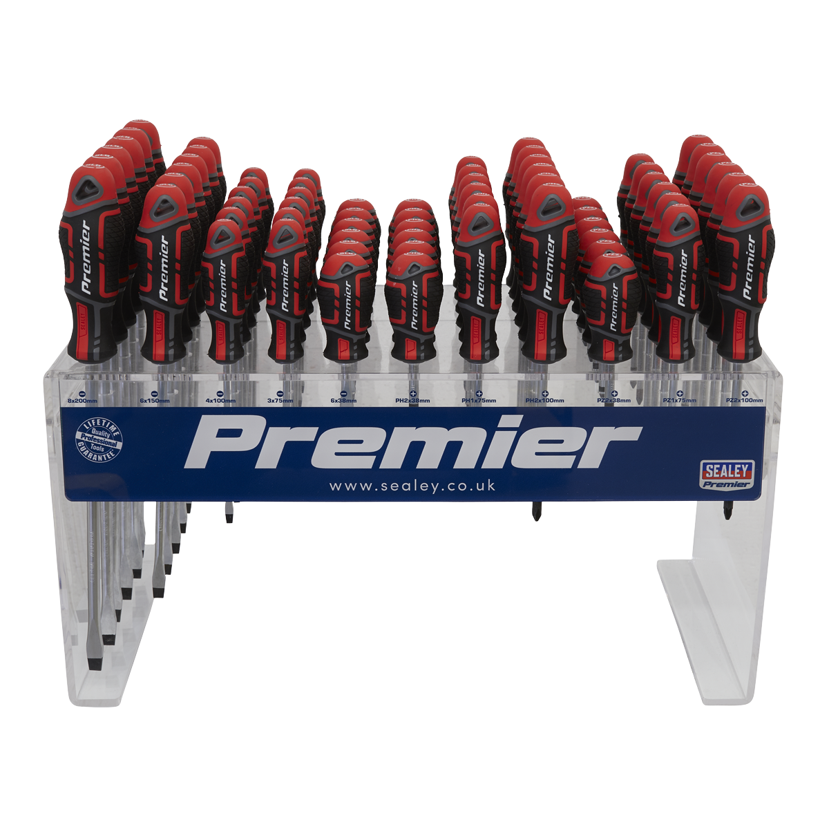 Premier GripMAX® Individual Screwdrivers Countertop Display 66pc