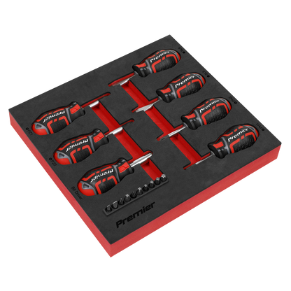 Premier GripMAX® Stubby Screwdriver Set 17pc