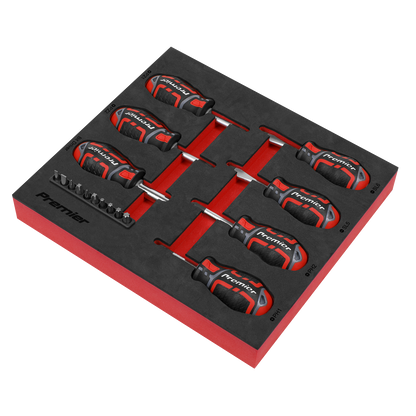 Premier GripMAX® Stubby Screwdriver Set 17pc