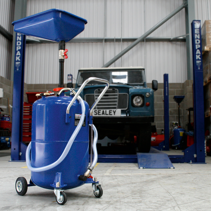 Air Discharge Mobile Waste Oil Drainer 65L