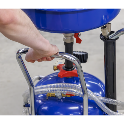 Air Discharge Mobile Oil Drainer with Probes 35L