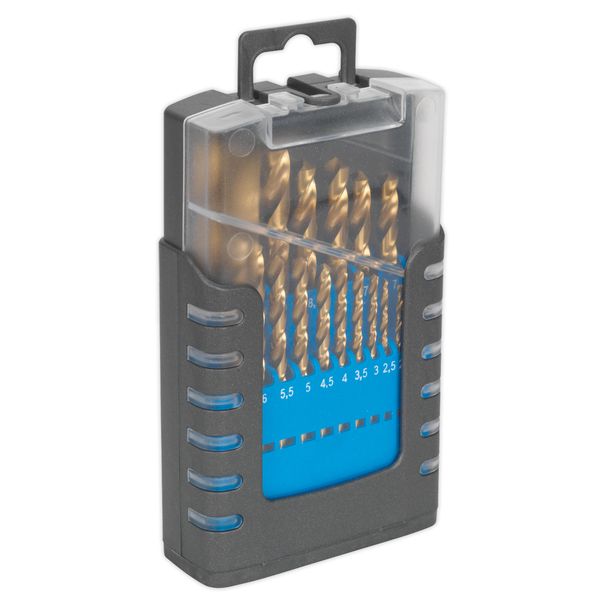 HSS Fully Ground Drill Bit Set 19pc - DIN 338