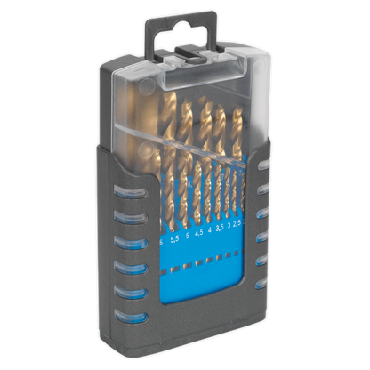 HSS Fully Ground Drill Bit Set 19pc - DIN 338