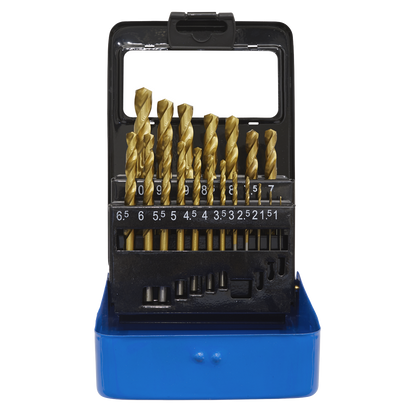 HSS Fully Ground Drill Bit Set 19pc - DIN 338