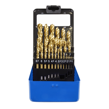 HSS Fully Ground Drill Bit Set 25pc - DIN 338