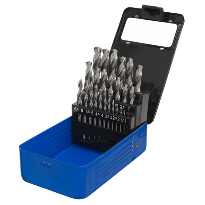 HSS Fully Ground Drill Bit Set 25pc