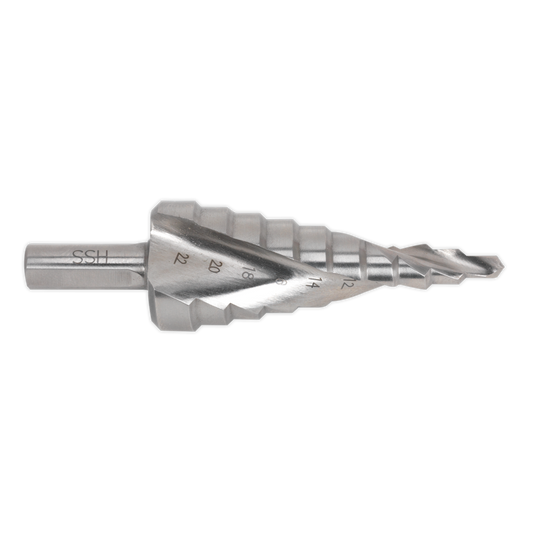 Double Spiral HSS 4341 Step Drill Bit