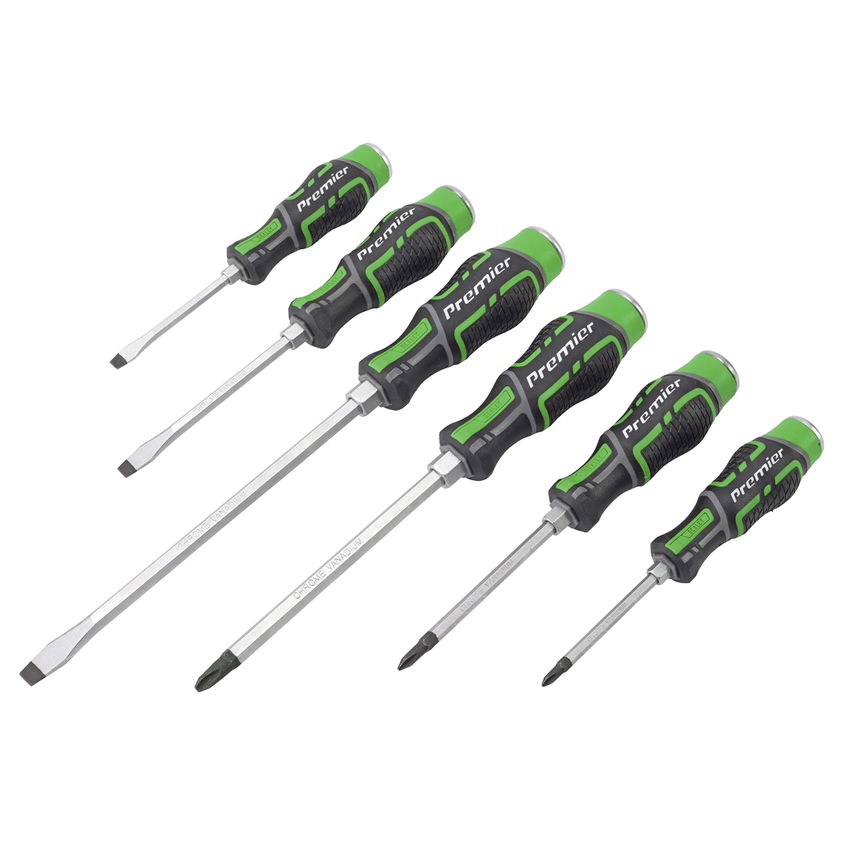Premier Hammer-Thru Screwdriver Set 6pc