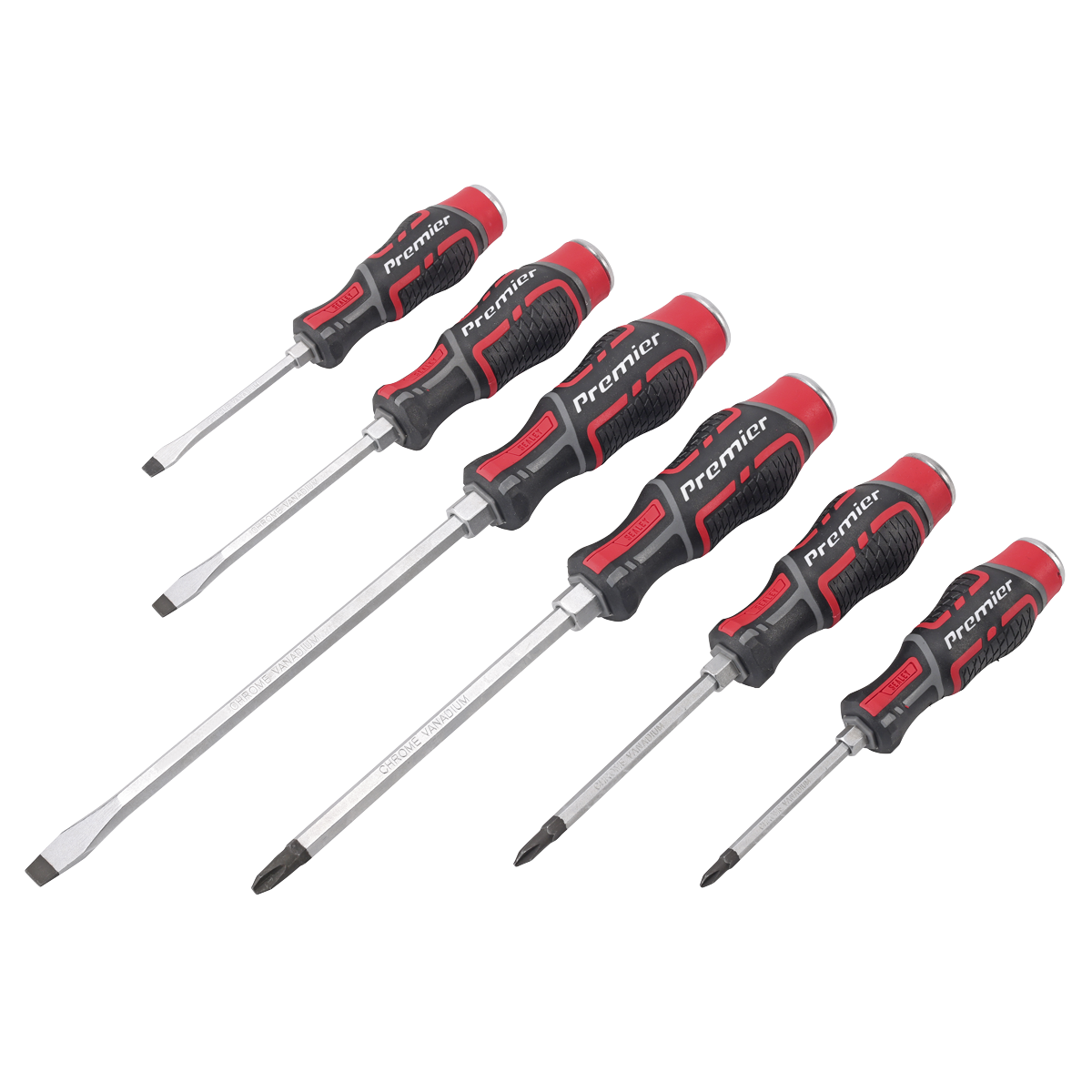 Premier Hammer-Thru Screwdriver Set 6pc