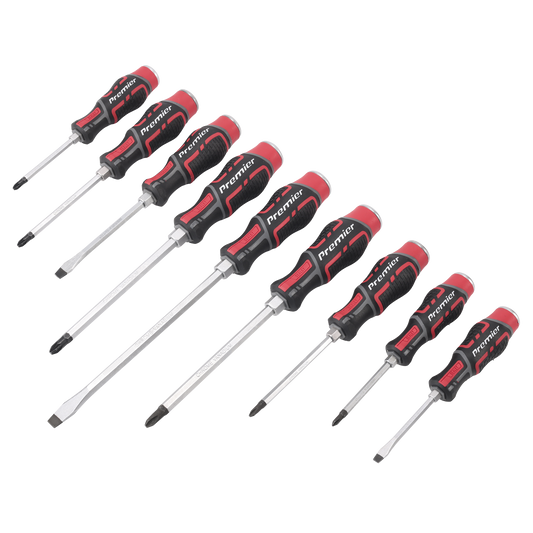 Premier Hammer-Thru Screwdriver Set 9pc