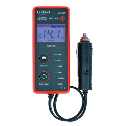 Battery & Alternator Tester with LCD Screen 12V