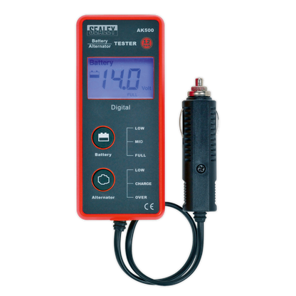 Battery & Alternator Tester with LCD Screen 12V