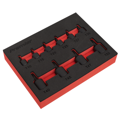 Premier Low Profile TRX-Star* Impact Socket Bit Set 1/4" & 3/8"Sq Drive 10pc
