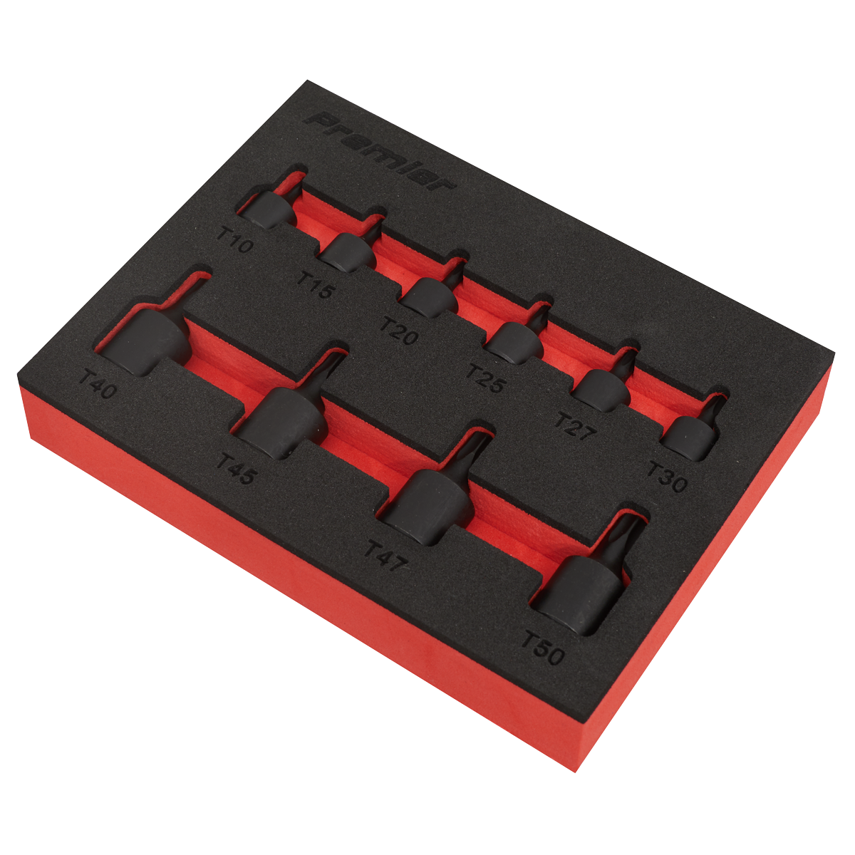 Premier Low Profile TRX-Star* Impact Socket Bit Set 1/4" & 3/8"Sq Drive 10pc