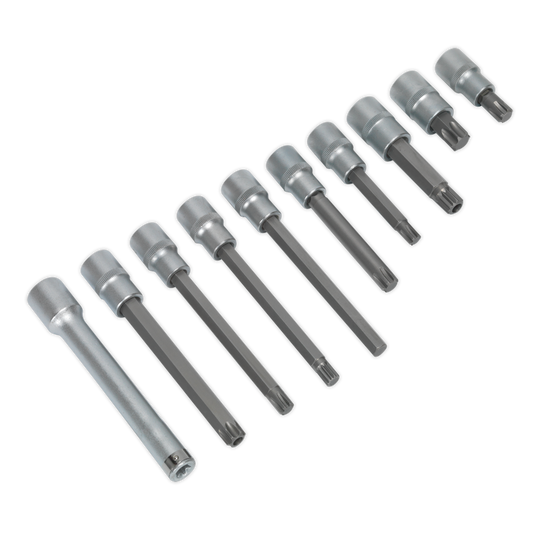 Premier Head Bolt Socket Bit Set 1/2"Sq Drive 10pc
