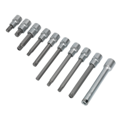 Premier Head Bolt Socket Bit Set 1/2"Sq Drive 10pc
