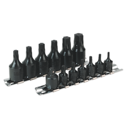 Premier TRX-Star* Socket Bit Set 1/4" & 3/8"Sq Drive 13pc