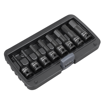 Premier Imperial Hex Impact Socket Bit Set 1/2"Sq Drive 8pc
