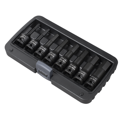 Premier Imperial Hex Impact Socket Bit Set 1/2"Sq Drive 8pc