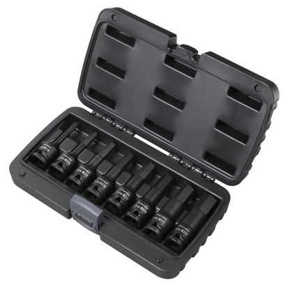 Premier Imperial Hex Impact Socket Bit Set 1/2"Sq Drive 8pc