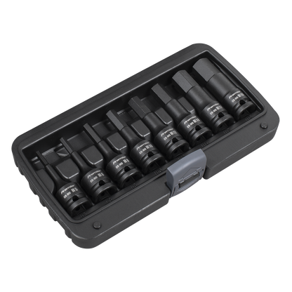 Premier Hex Impact Socket Bit Set 1/2"Sq Drive 8pc