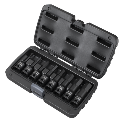 Premier Hex Impact Socket Bit Set 1/2"Sq Drive 8pc