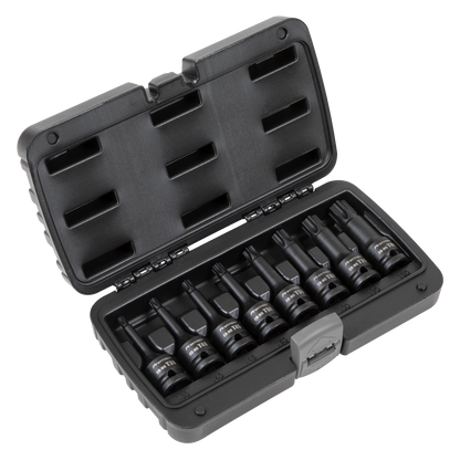 Premier TRX-Star* Impact Socket Bit Set 1/2"Sq Drive 8pc