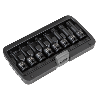 Premier TRX-Star* Impact Socket Bit Set 1/2"Sq Drive 8pc