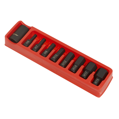 Premier Hex Impact Bit & Holder Set 1/2"Sq Drive 9pc