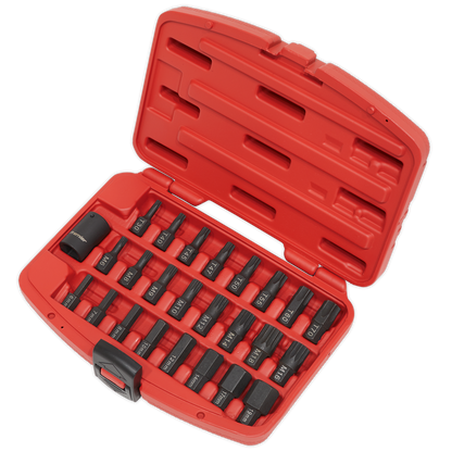 Premier TRX-Star*/Hex/Spline Impact Bit Set 1/2"Sq Drive 25pc
