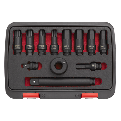 Premier Impact Socket Bit & Accessories Set 3/4"Sq Drive 12pc