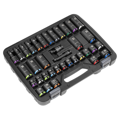 Premier Impact Socket Set 3/8"Sq Drive 36pc