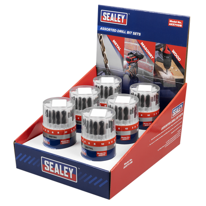 Drill Bit Sets Combination Display Box of 6