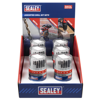 Drill Bit Sets Combination Display Box of 6