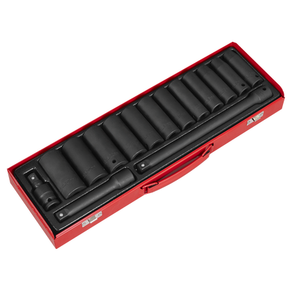 Premier Deep Impact Socket Set 1/2"Sq Drive 15pc