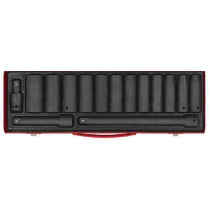 Premier Deep Impact Socket Set 1/2"Sq Drive 15pc