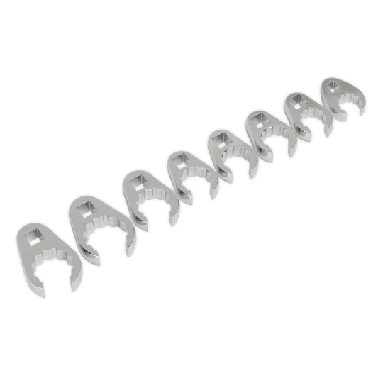Premier Crow's Foot Spanner Set 1/2"Sq Drive 8pc