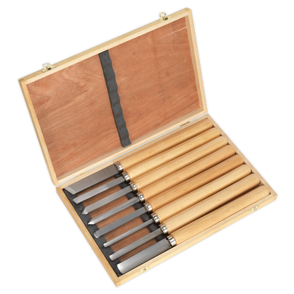 Wood Turning Chisel Set 8pc