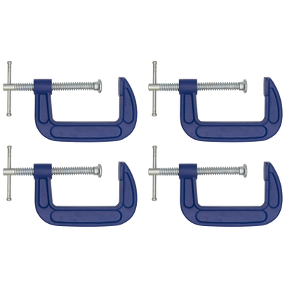 G-Clamp Set 75mm 4pc