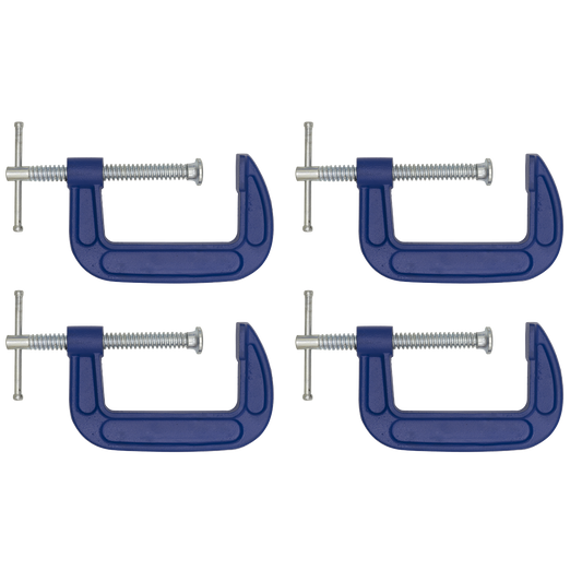 G-Clamp Set 75mm 4pc
