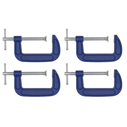 G-Clamp Set 100mm 4pc