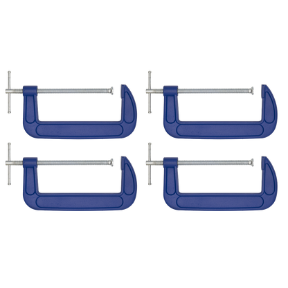 G-Clamp Set 200mm 4pc