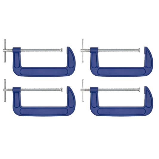 G-Clamp Set 200mm 4pc