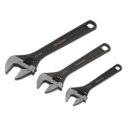 Premier Adjustable Wrench Set 3pc