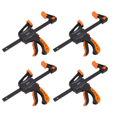 Ratchet Bar Clamp Set 150mm 4pc