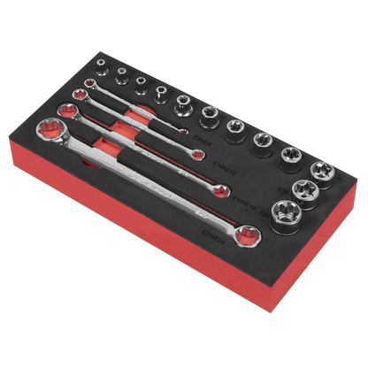 Premier TRX-Star* TRX-Star* Socket & Spanner Set 3/8"Sq Drive 16pc